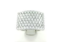 Anello Crivelli Donna in Oro bianco Diamante 4.82 Ct 000-4061NS - 000-4061NS